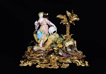 Vincennes figur af en Naiad (porcelæn)