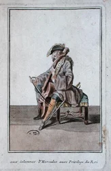 Violincello, ca. 1700 (gravering)