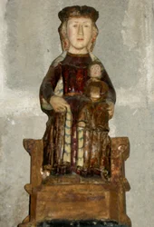 Jomfru og barn (træ)