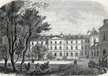 “Udsigt over Pietie Hospital i Paris”