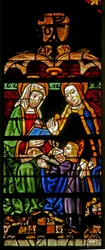 Vindue w132, der forestiller Mary Salome?
