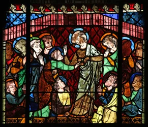 Vindue w14, der forestiller den tvivlende St. Thomas