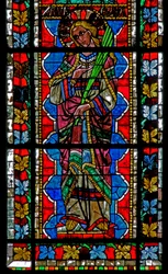 Vindue w202 forestillende St Aurelia