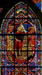 Vindue w204, der viser St Pauls død