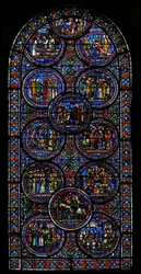 Vindue w23, der viser St Thomas Becket-vinduet