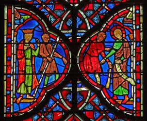 Window w6L Manasses griber Esajas (?)