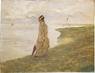 Kvinde ved havet