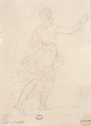 Kvinde bagfra, 1813