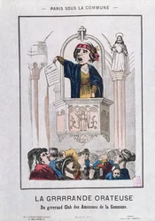 Kvindeklub under Kommunen, 1871