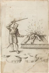 "Stekke ikke ilden med et sværd" [fol. 20 recto]