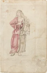 Personificering af venskab (Amicitia) [fol. 2 recto]
