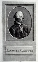 Portræt af forfatteren Jacques Cazotte 1720-1792, 1700-tallet.