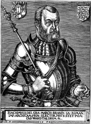 Portræt af Joachim II Hector 1505-1571, kurfyrste af Brandenburg, 1570