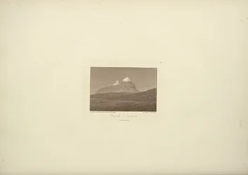 Udsigt over Corazon, tegnet af Gmelin, graveret af Arnold, illustration fra 