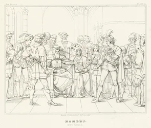 Hamlet, Akt V, Scene 2 (gravering)