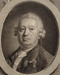Portræt af komponisten Johann Heinrich Rolle 1716-1785, 1780.
