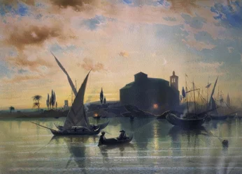 SPANIEN - UDSIGT OVER SEVILLE - EL GUADALQUIVIR - 1867