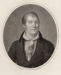 Portræt af violinisten og komponisten Louis Spohr 1784-1859, 1820.