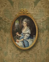 Portræt af prinsesse Elisabeth Wilhelmine Louise, datter af hertug Eugene af Württemberg, 1788