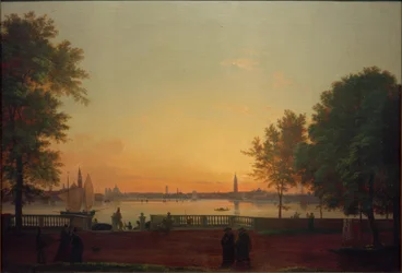 Udsigt over Venedig fra Giardini Pubblici