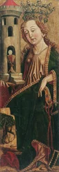 St. Barbara (indvendig) og St. Cassian (udenfor)