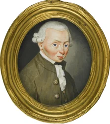 Portræt af Immanuel Kant 1724-1804, 1765