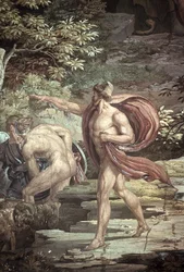 Flugt fra Cave of the Blinded Polyphemus, Scener fra Odysseen