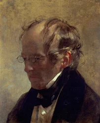 Portræt af maleren Carl Vogel von Vogelstein
