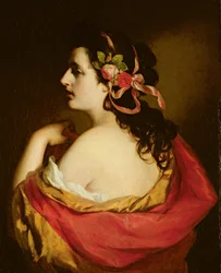 Portræt af en ung pige, 1865