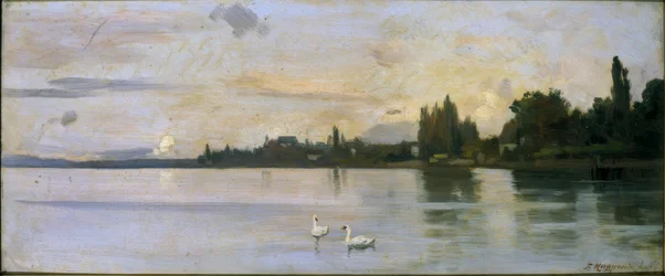En juli-morgen nær Nyon