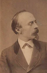 Portræt af komponisten Hans von Bülow 1830-1894, ca. 1875.