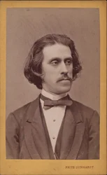 Portræt af komponisten Josef Strauss 1827-1870, ca. 1868.