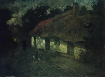 Fransk gård, ca. 1895 (maleri)