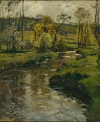 Flod i Normandiet, ca. 1896 (maleri)