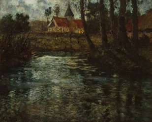 Flodafsnit fra Normandie, ca. 1895 (maleri)