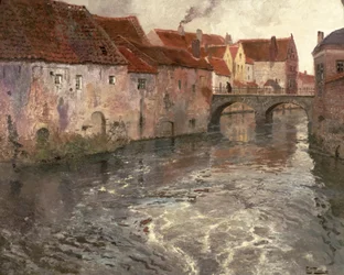 Broen ved Antwerpen (eller Oudenard), 1902