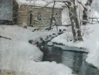 Vinter på øen Stord (maleri)