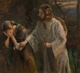 kvinde, hvorfor græder du?