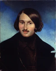 Portræt af forfatteren Nikolai Gogol