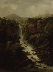 Cascade nær det pavelige palads i Rom
