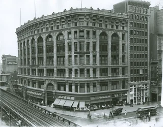 Saks und Company Department Store, New York (foto af gelatinesølv)