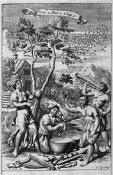 Musikscene, illustration fra bog 2, del 2, kapitel 7 af 