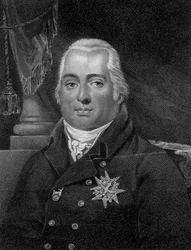 Louis XVIII, konge af Frankrig, 1800-tallet.
