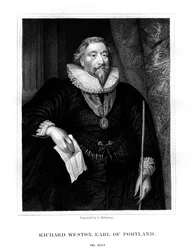 Richard Weston, 1. jarl af Portland, 1825.