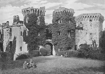 Raglan Castle: The Gateway, c1896