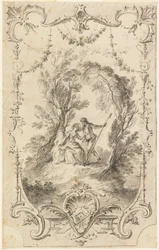 Eagar Shepherd (forberedende tegning til plade 247 i L