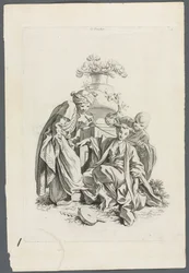 Sanserne: Berøring efter Boucher, 1700-tallet.