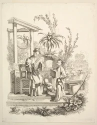 Toilettet, ca. 1742.