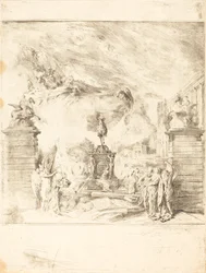 Allegori om opførelsen af ​​statuen af ​​Ludvig XV (Allegori om oprettelsen af ​​en