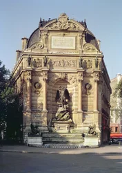Fontaine Saint-Michel, 1860
